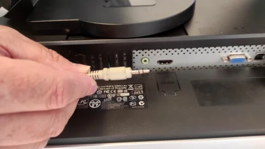 Le Crystal Cube par Cédric Cherotzky connexion du son à l'écran générique (non LCC)