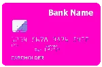 Carte Bancaire rose