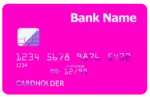 Carte Bancaire rose